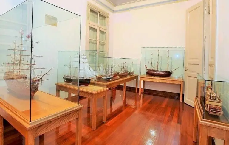 Chios Maritime Museum with ship models and maritime history
