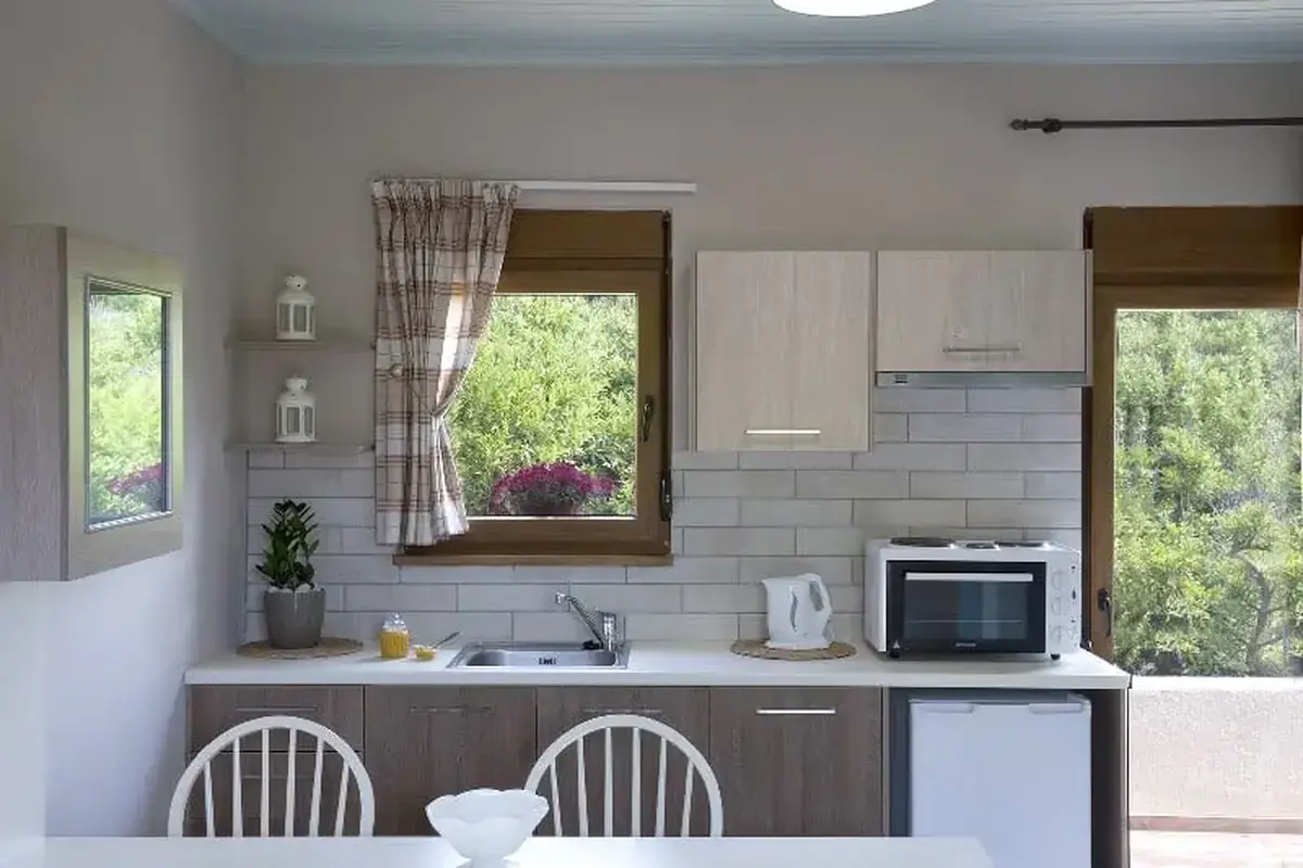 Family apartments in Chios with kitchen at Voulamandis House