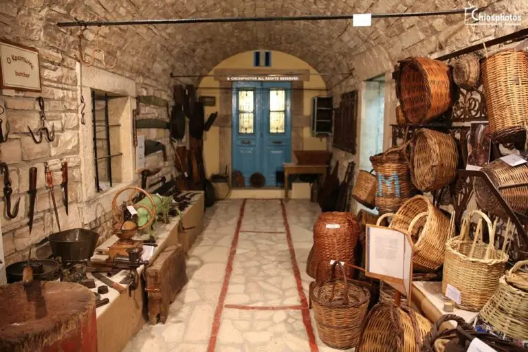 Kallimasia Folklore Museum with traditional objects